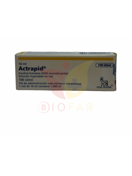 ACTRAPID HM 100UI/ML 10ML X1F-A