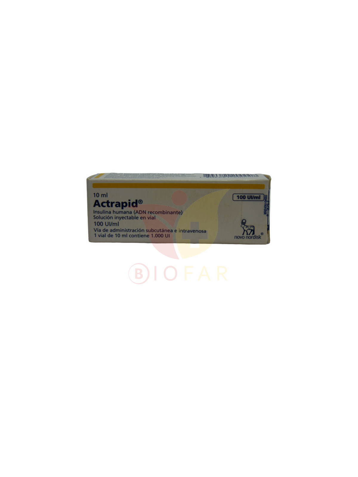 ACTRAPID HM 100UI/ML 10ML X1F-A