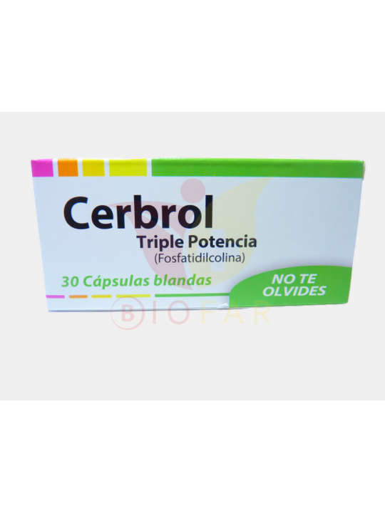 CERBROL TRIPLE POTENCIA X 30 CAP