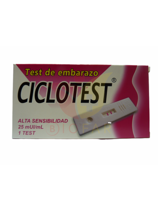 CICLOTEST TEST EMBARAZO CASSETTE