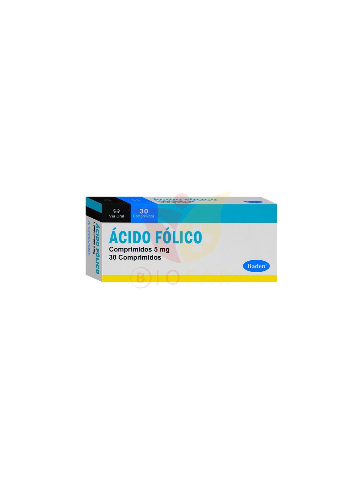 ACIDO FOLICO 5MG X 30 COMP