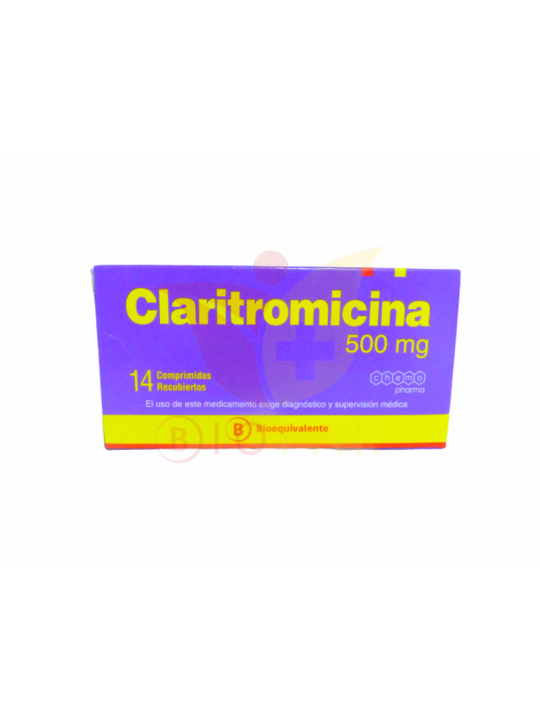 CLARITROMICINA  500mg X14COM.