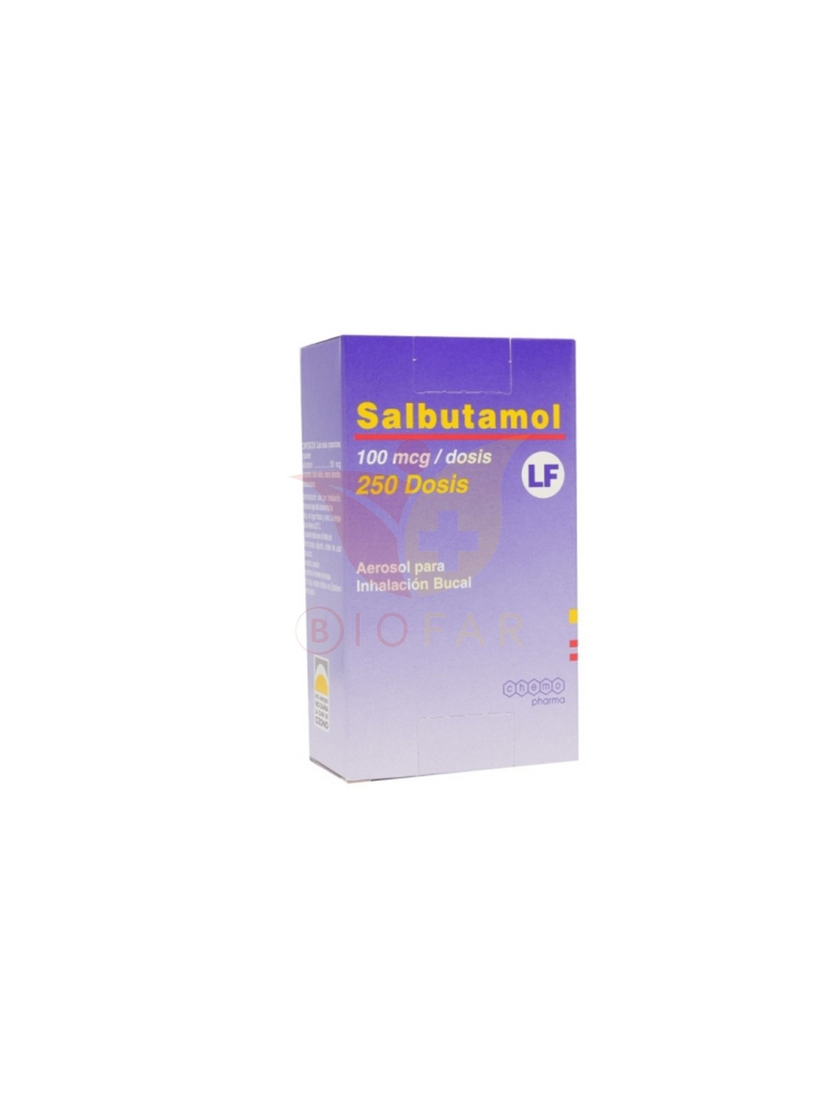 SALBUTAMOL 100mcg INH.X250DS.