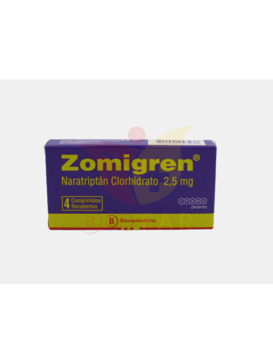 ZOMIGREN COM.REC.2,5 MG.4