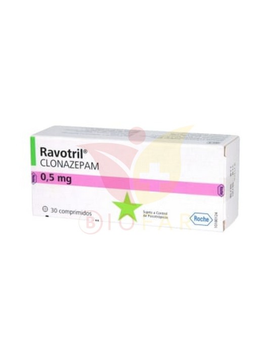 RAVOTRIL  0.5mg X30COM.