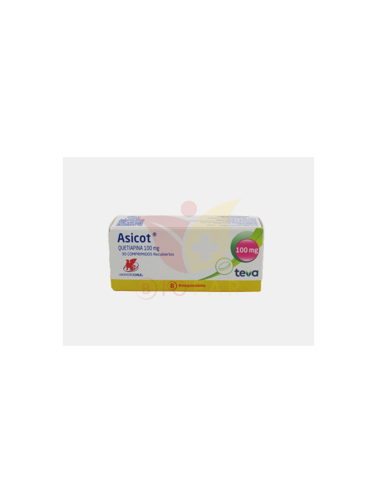 ASICOT 100mg X 30COM REC