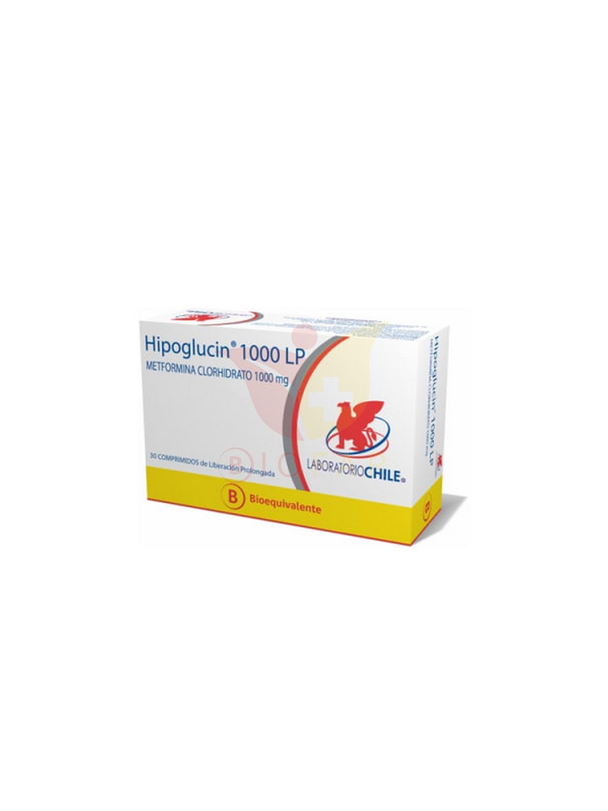 HIPOGLUCIN LP  1000mg X30COM.