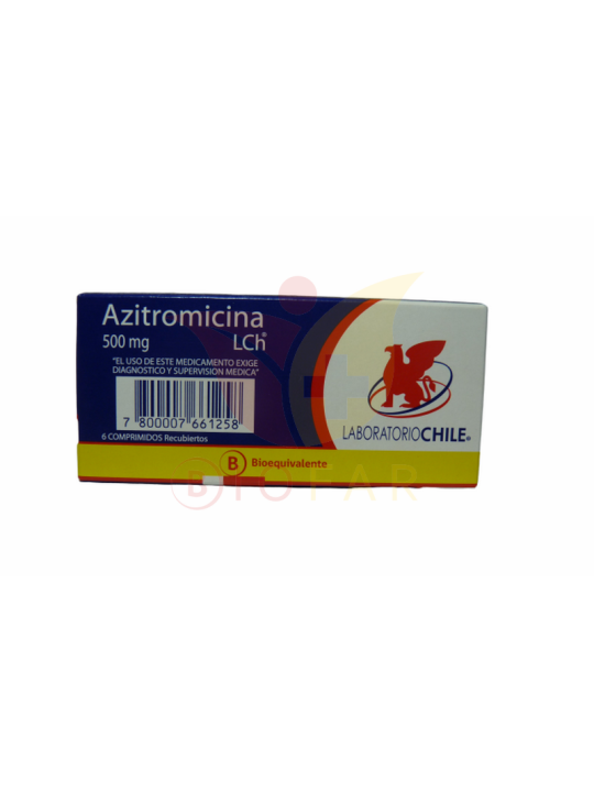 AZITROMICINA 500mg X6COM.