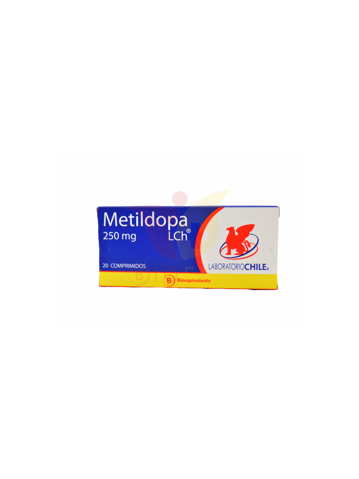 METILDOPA  250mg X20COM.