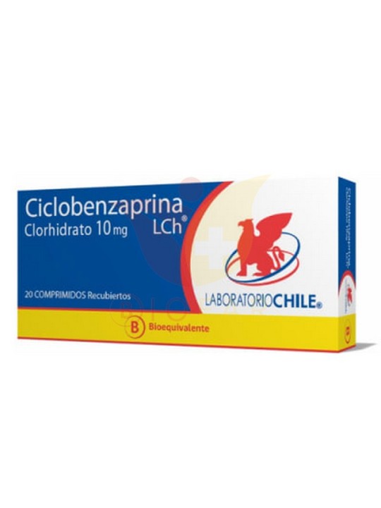 CICLOBENZAPRINA  10mg X20COM.