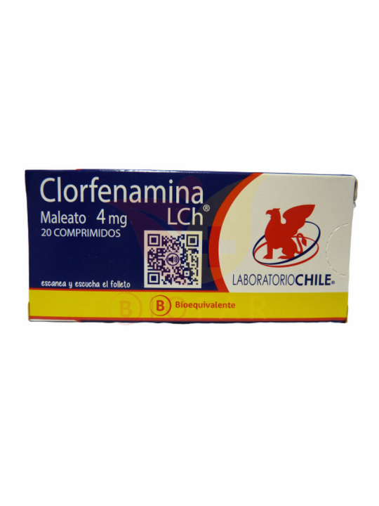 CLORFENAMINA  4mg X20COM.