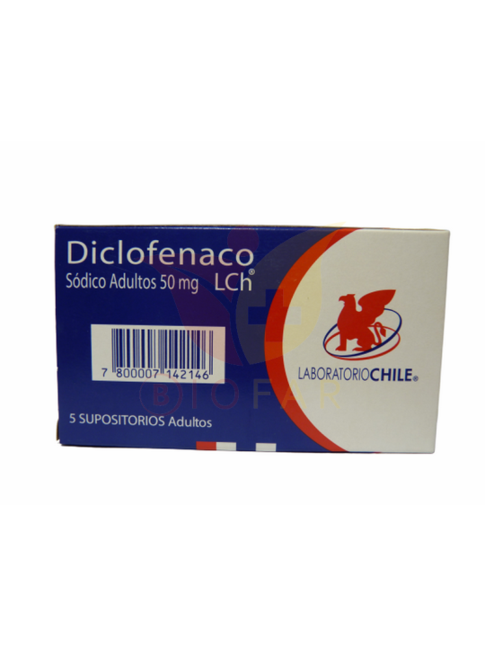 DICLOFENACO AD.50mg X5 SUP.