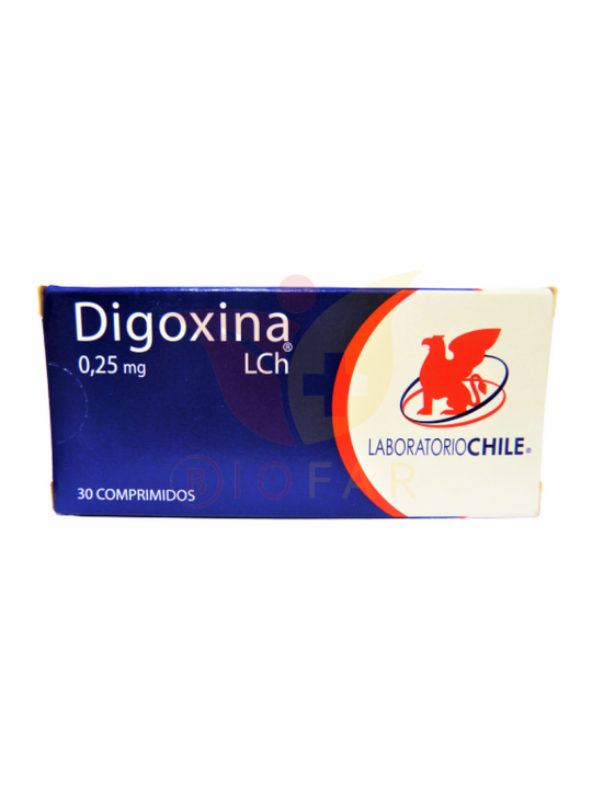 DIGOXINA 0.25mg X30COM.