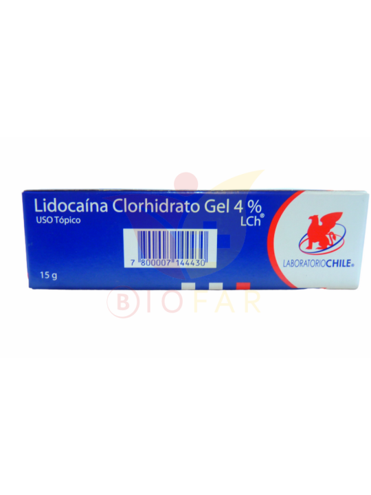 LIDOCAINA 4% GEL X15G