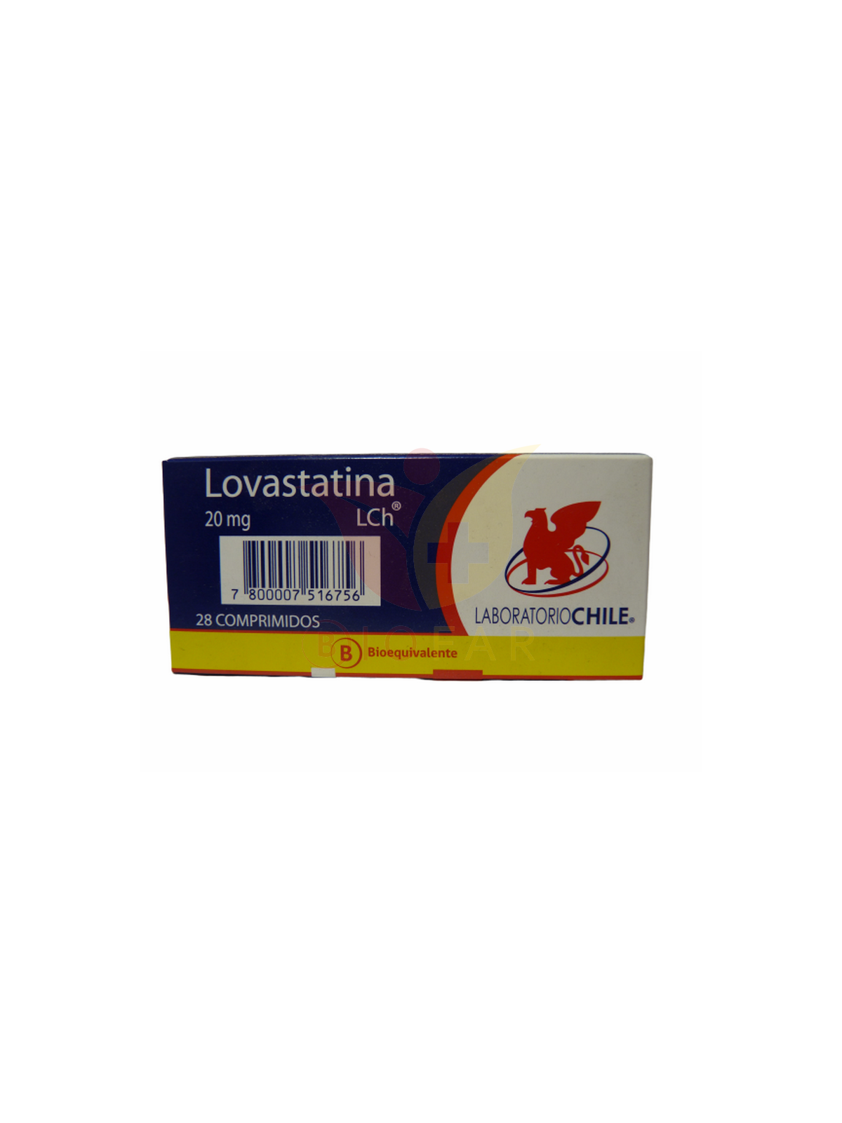 LOVASTATINA  20mg X28COM.