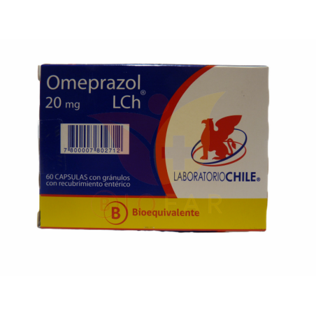 Omeprazol Chile 20mg X 60COM