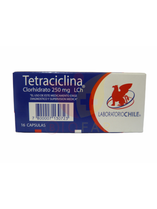 TETRACICLINA 250mg X16CAP.