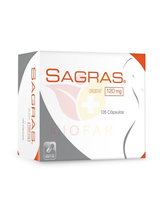 SAGRAS 120 MG X 105 CAP