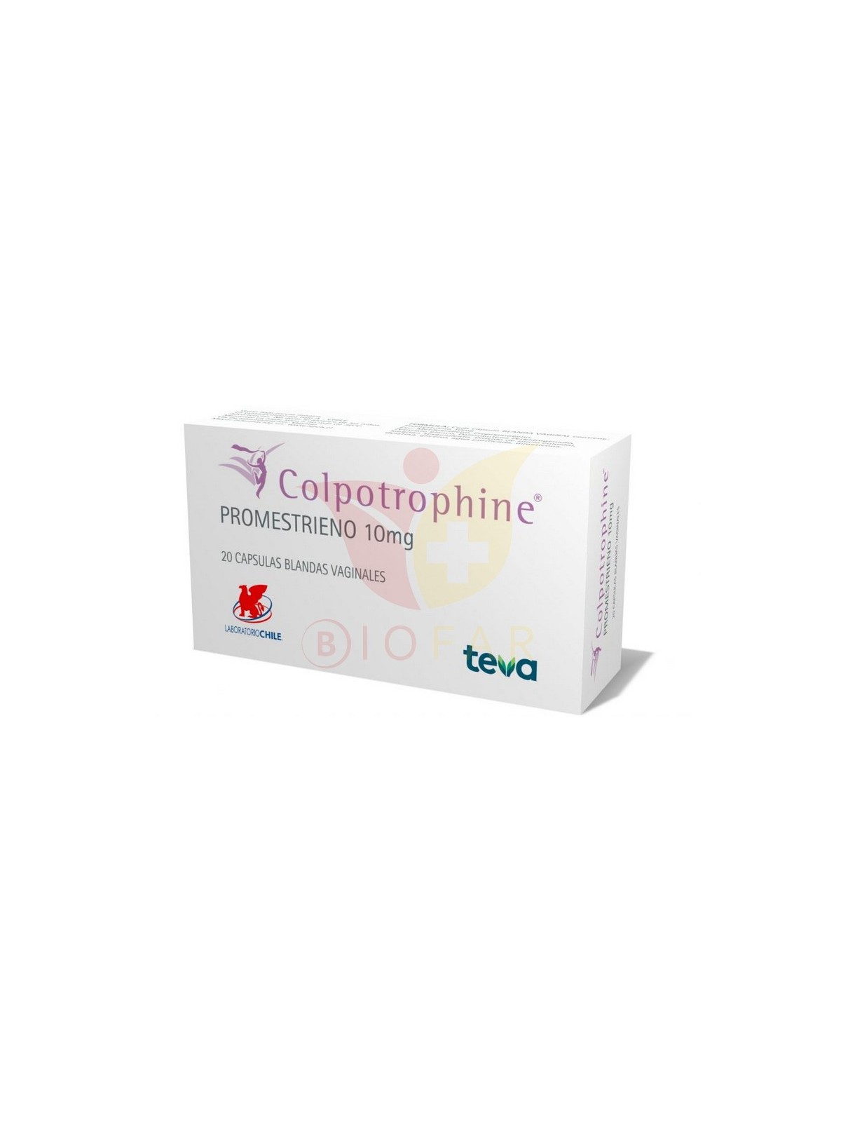 COLPOTROPHINE  10 MG X 20 CAP VAGINALES