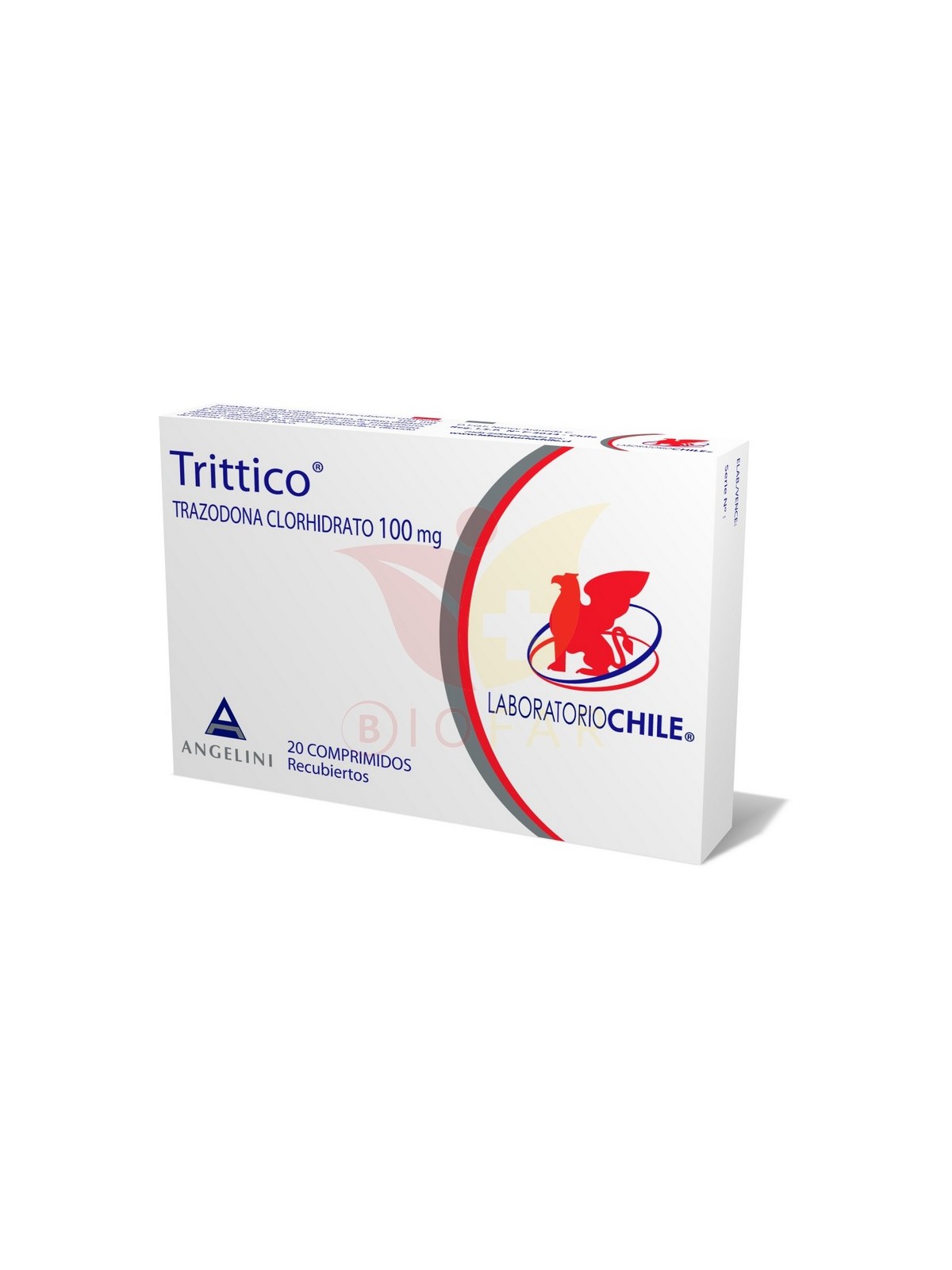 TRITTICO 100MG X 20 COM