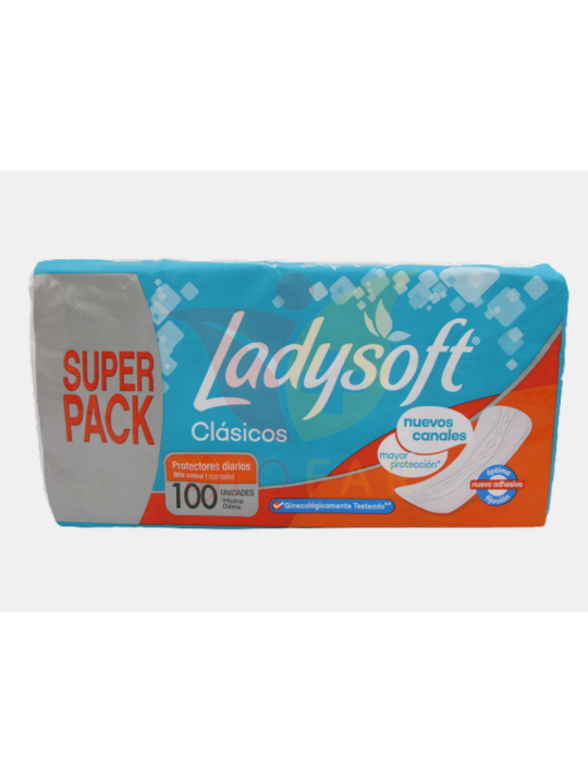 LADYSOFT PROTEC. DIARIO TELA SUAVE NORMAL X100