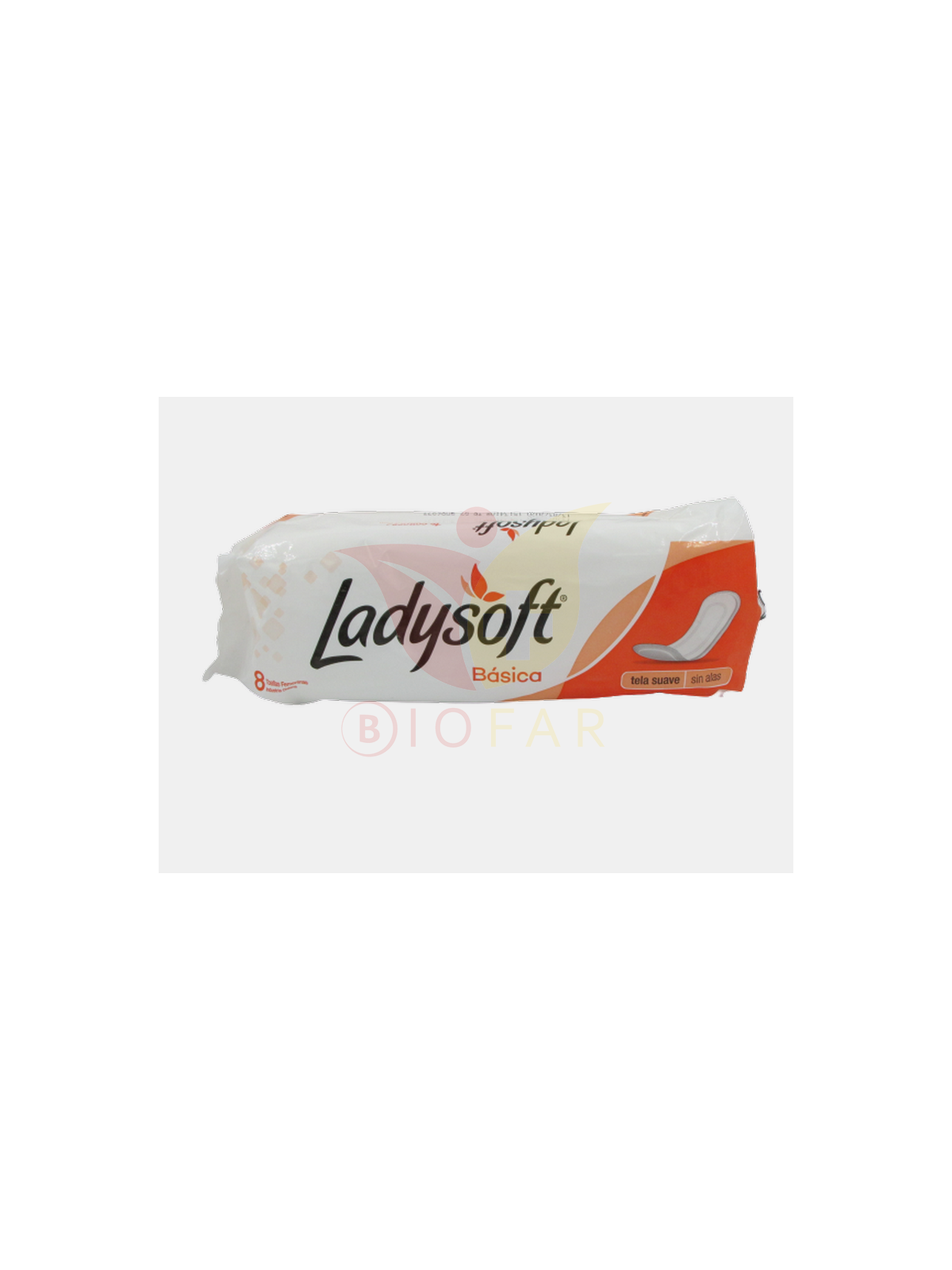 LADYSOFT BASICA PLANA C/ALAS X8