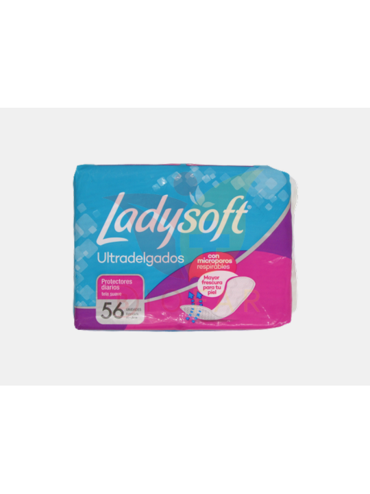 LADYSOFT PROTECTOR DIARIO ULTRADELGADA TELA SUAVE  X 56