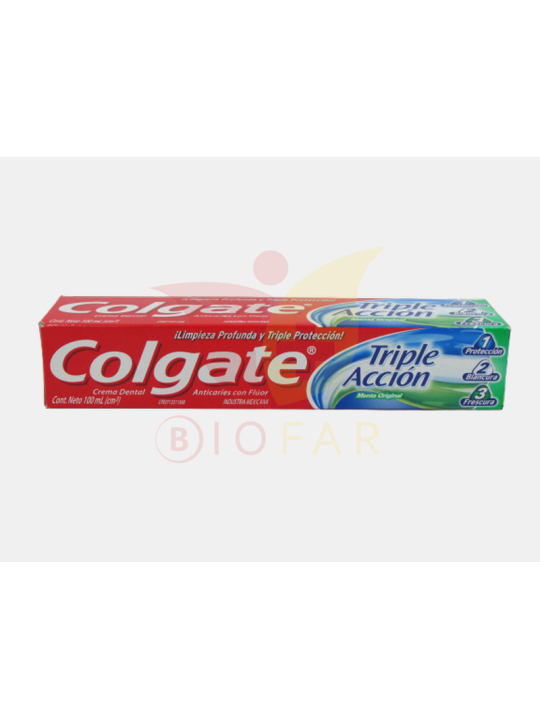 COLGATE TRIPLE ACCIÓN PAS.X100G