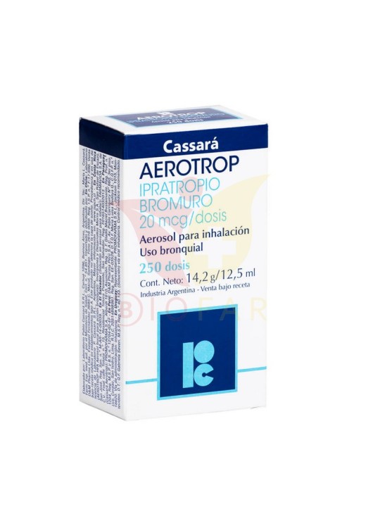 AEROTROP  20MCG PUFF250 DOSIS