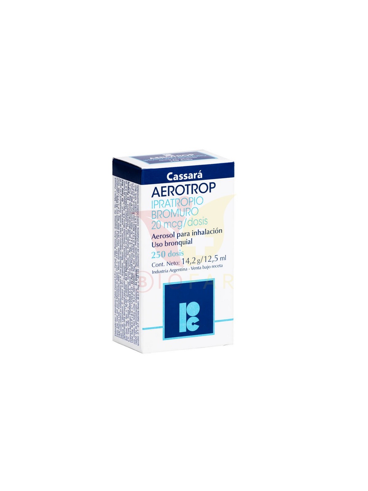 AEROTROP  20MCG PUFF250 DOSIS