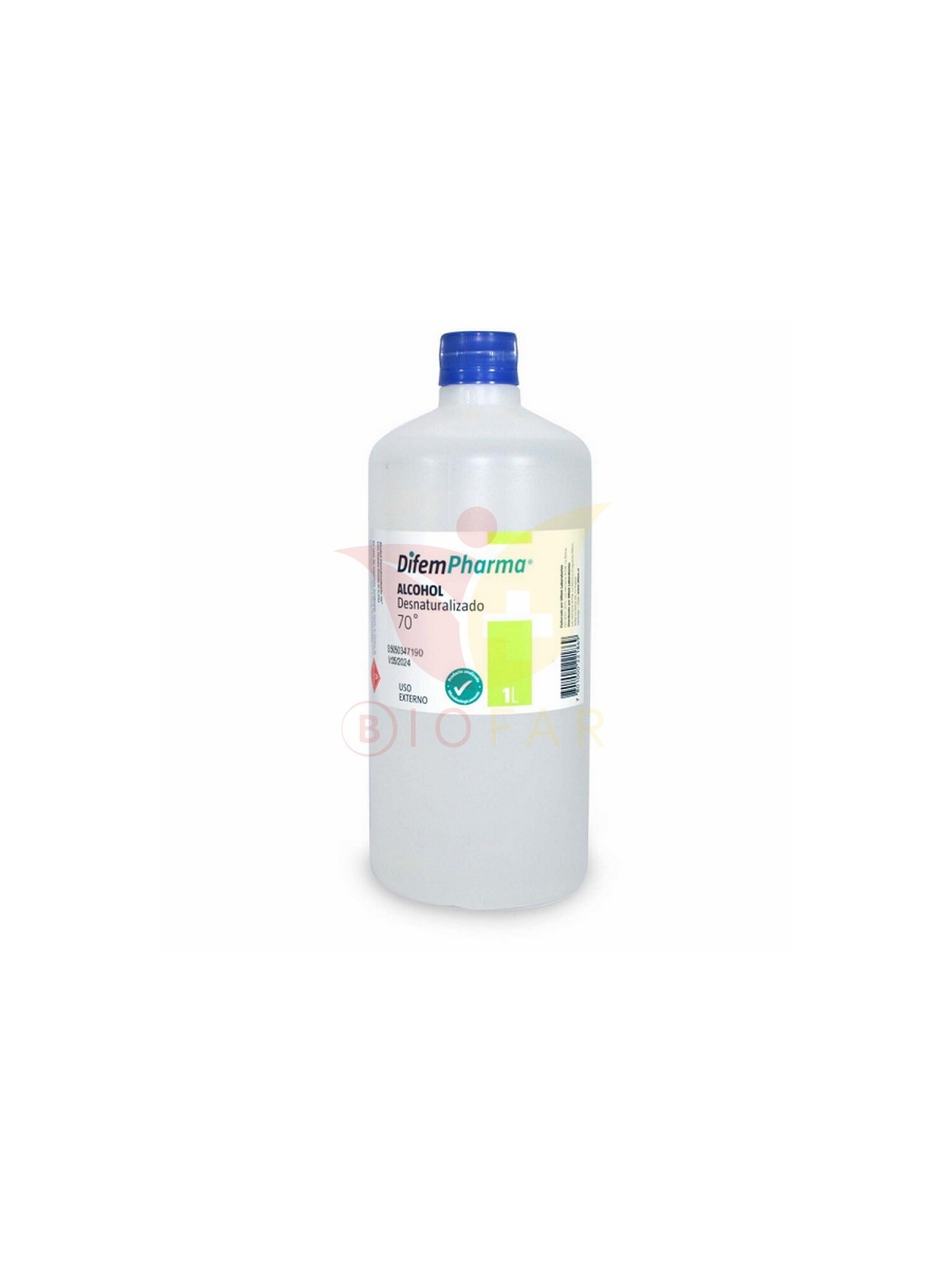 ALCOHOL DESNATURALIZADO 70 X 1000 ML