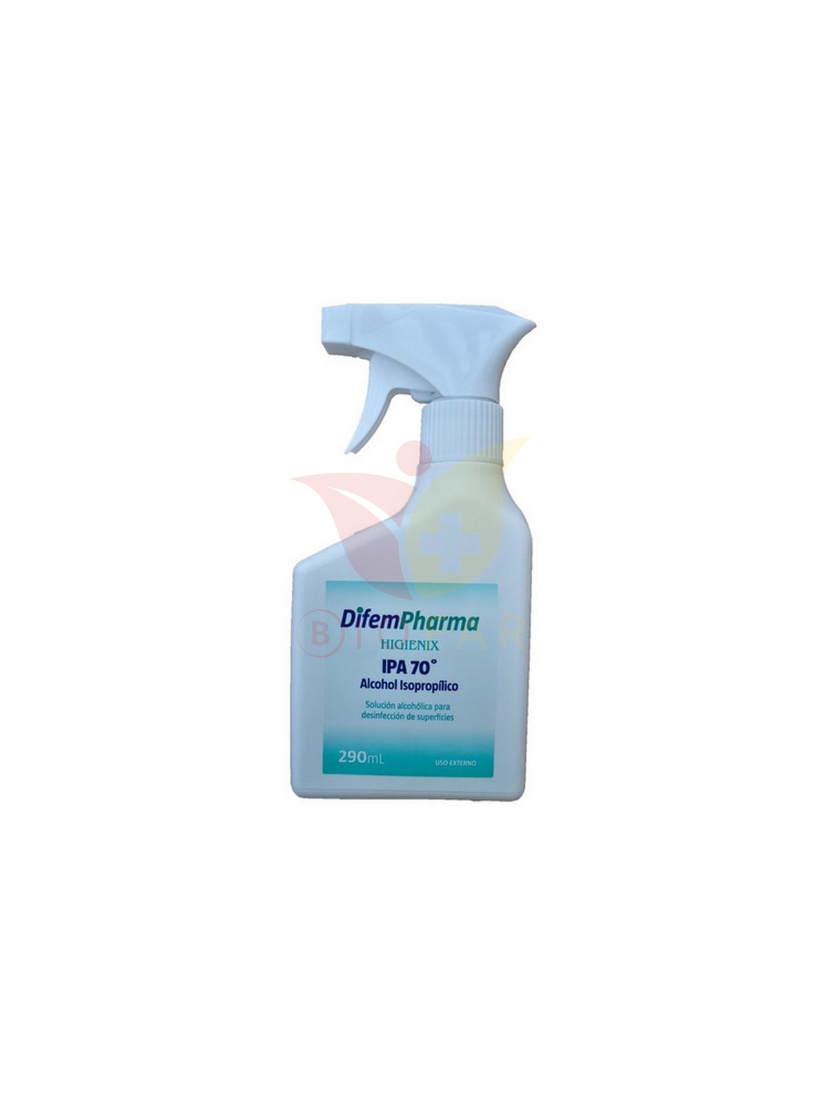 ALCOHOL HIGIENIX ISOPRO 70º SPRAY X 290 CC DIFEM