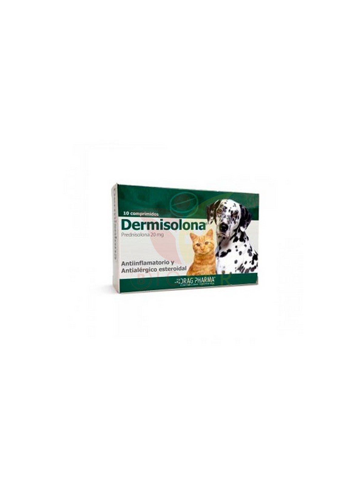 DERMISOLONA 20MG X 10 COMP