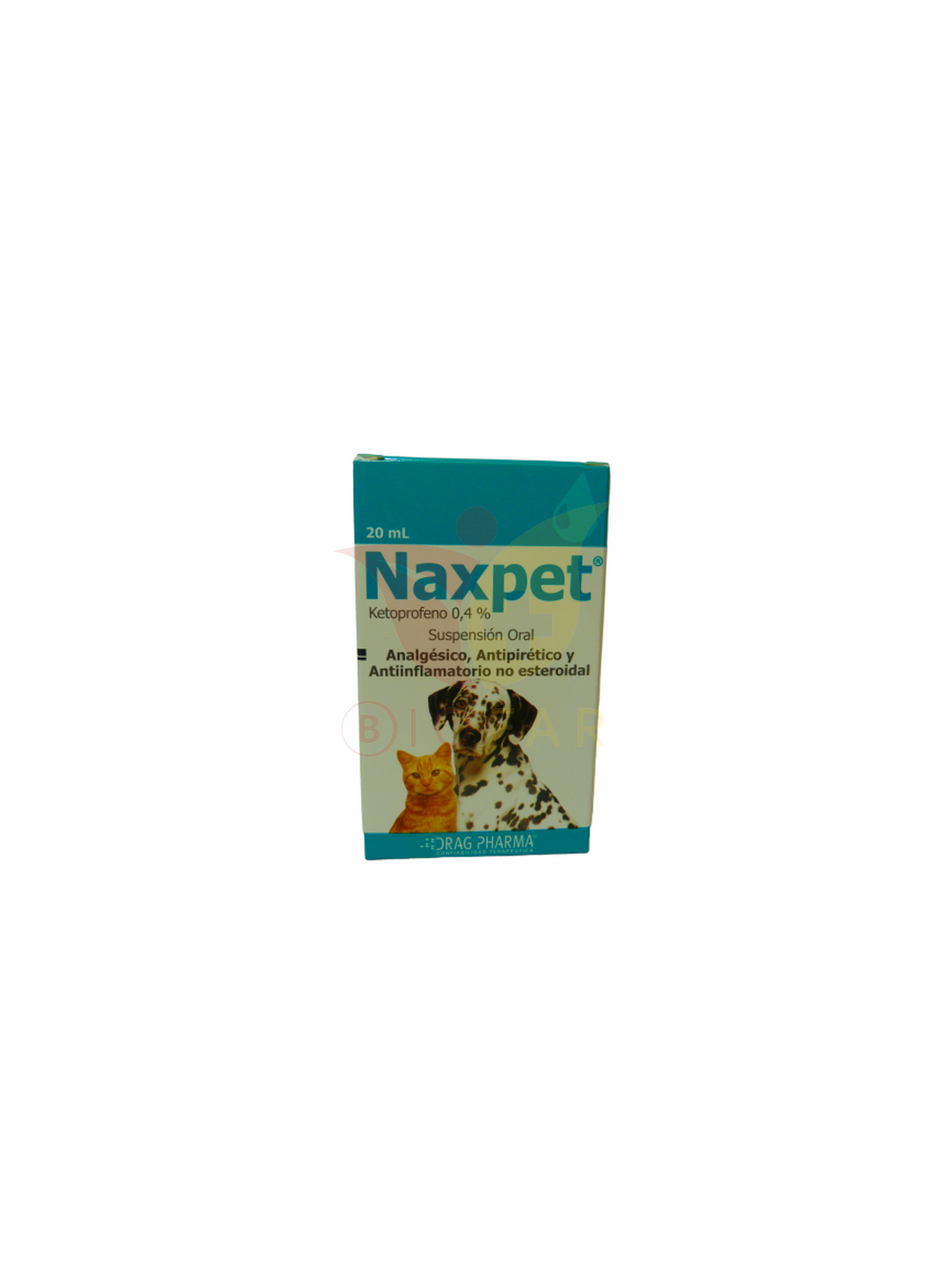 NAXPET SUSP.0,4%PE/GAT X20ML