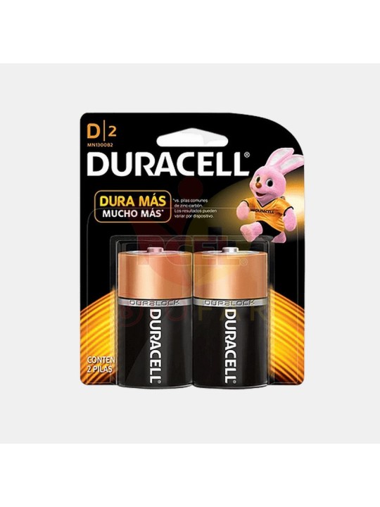 DURACELL PILA DISP X 2 TAMAÑO D