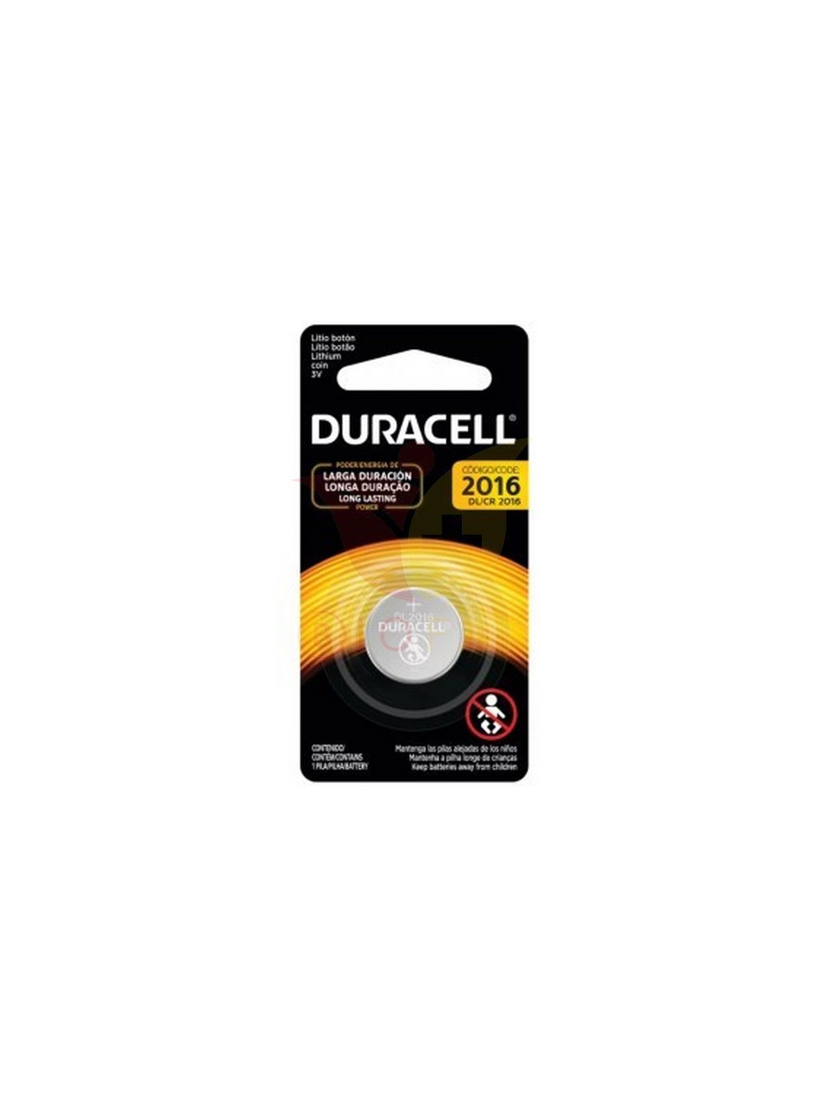 DURACELL PILAS UN LITIO 2016