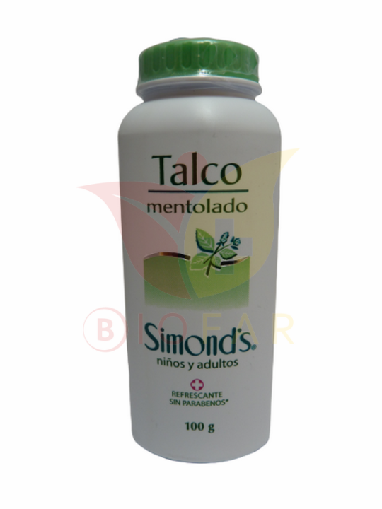 SIMONDS TALCO MENTOLADO 100G