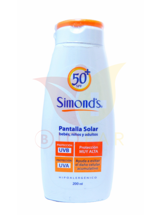 SIMONDS.F-50(+) PANT.SOL 200ML