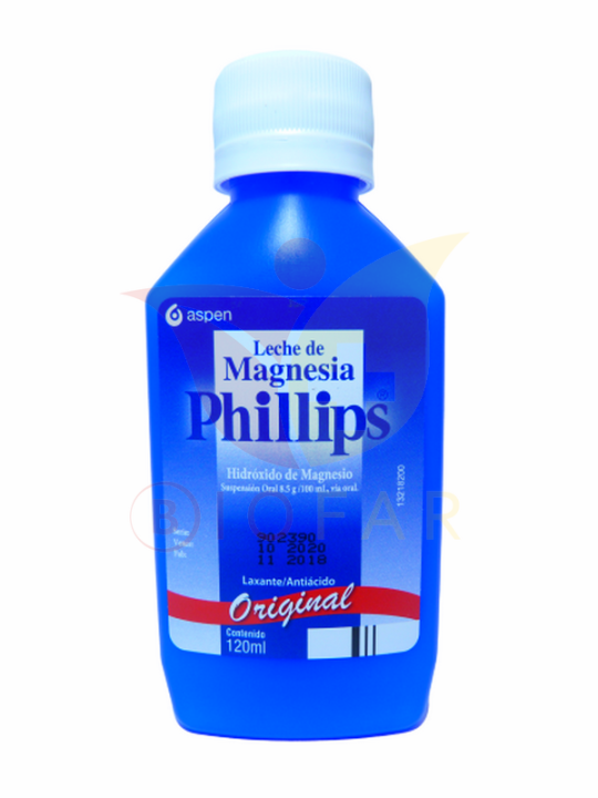 PHILLIPS LECHE MAGNESIA SUSP X 120ML