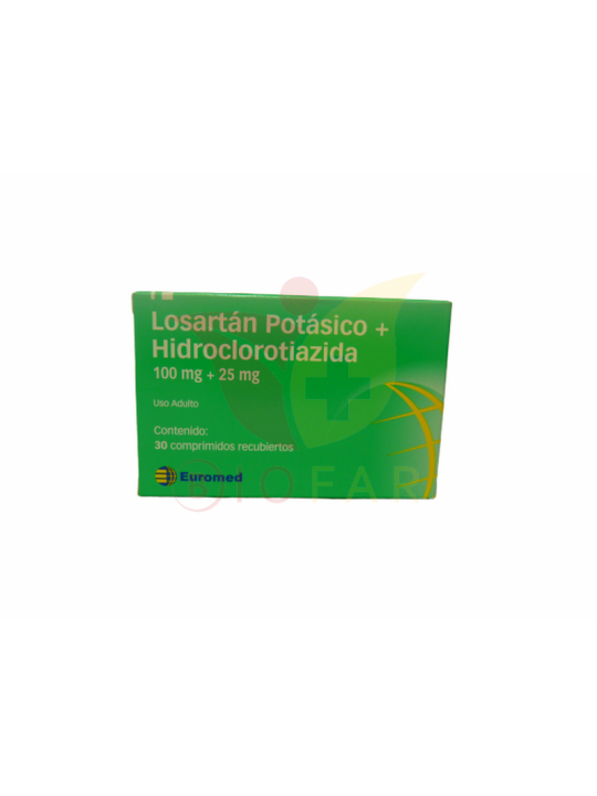 LOSARTAN/HIDROCL 100/25 X30COM.