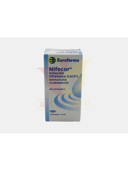 NIFECOR 0.012% SOLUC OFT X 15 ML