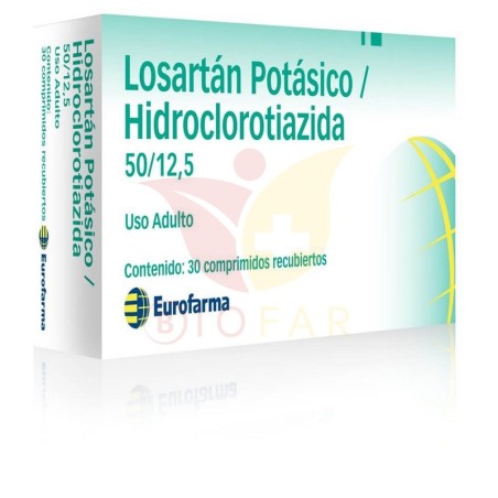 LOSARTAN/HIDROCL 50/12.5 X30COM.