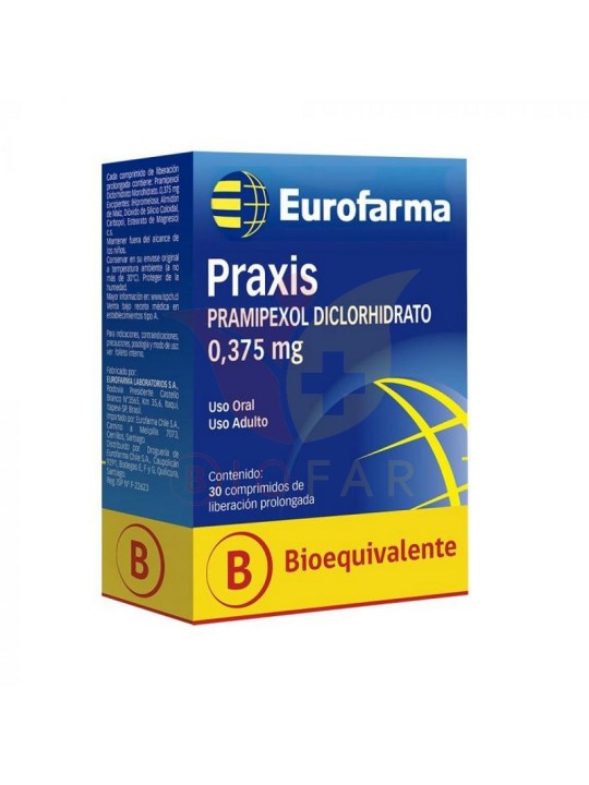 PRAXIS COM.0,375MG X 30