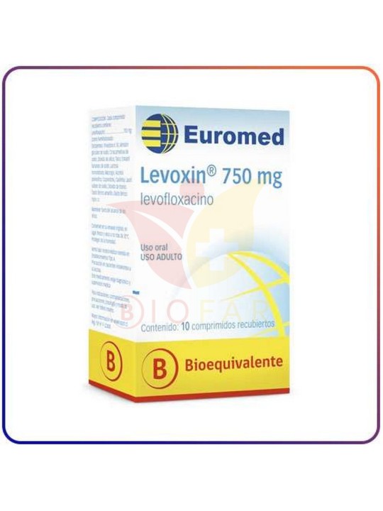 LEVOXIN 750 MG X 10 COM