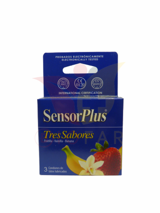 SENSOR PLUS 3 SABORES X3