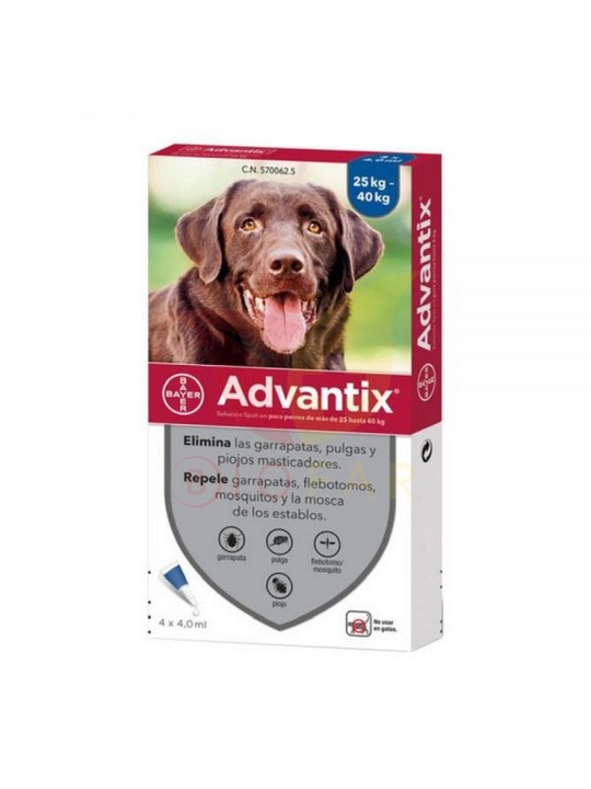 ADVANTIX X1 PIPETA 25-40KG