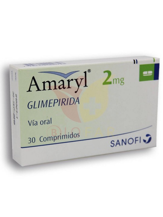 AMARYL  2 MG X 30 COM