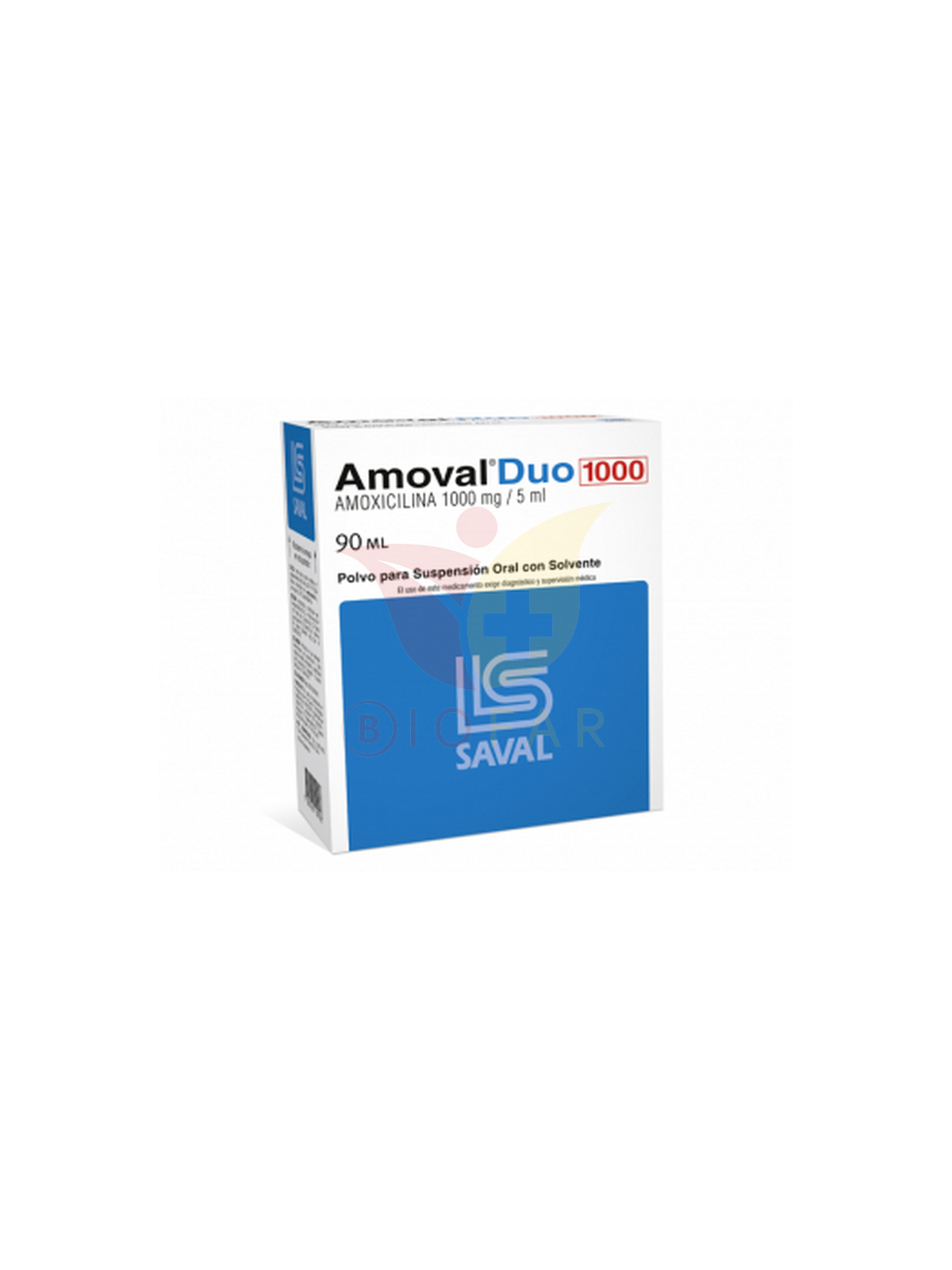 AMOVAL DUO 1000 MG/5 ML X 90 ML