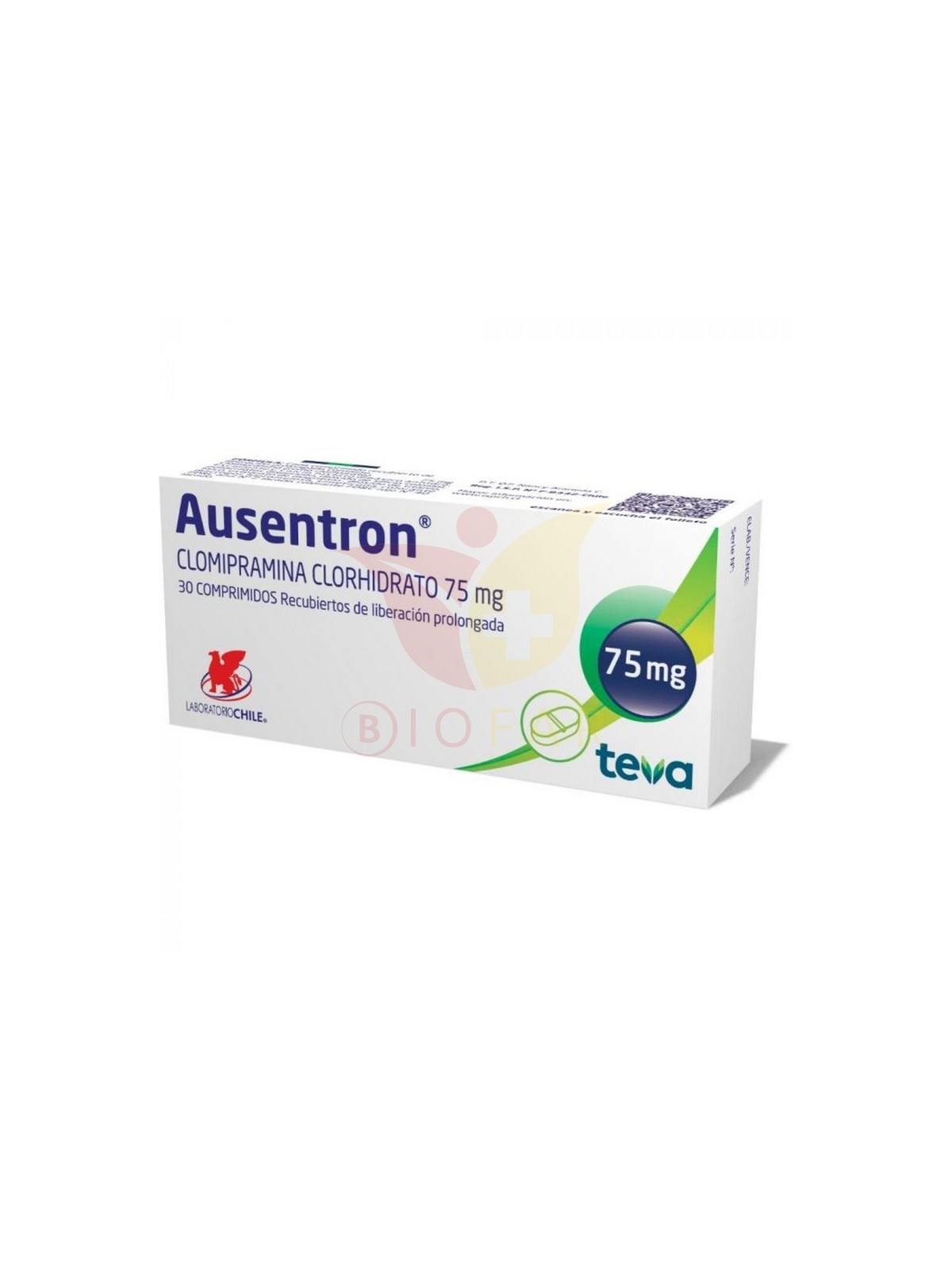 AUSENTRON 75mg X30COM.REC.