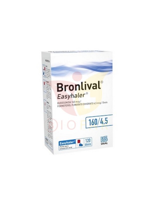 BRONLIVAL EASYHALER  160/4.5 INH.X 120 DS.